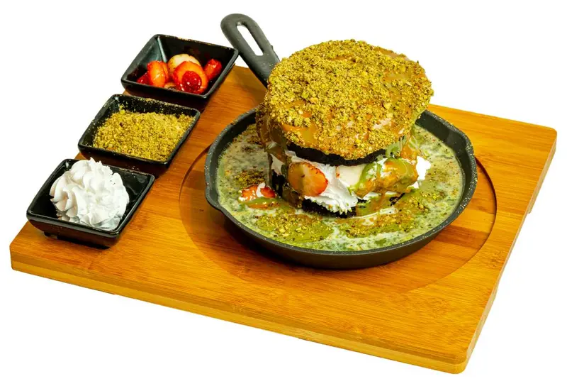 Brownie Pistachio Pancake